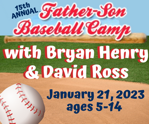 Father-Son Baseball Camp w/ Bryan Henry and David Ross - Fun 4 Tally Kids