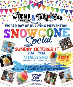 World Day of Bullying Prevention Snow Cone Social
