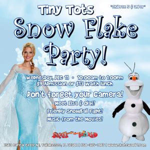 Tiny Tot Snowflake Party logo