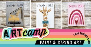 paint and string art