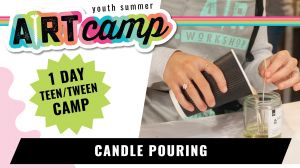 teen candle pouring