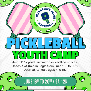 Tallahassee Prime Pickleball Summer Youth Camp