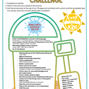 Fun 4 Tally Kids Summer Bucket List Challenge