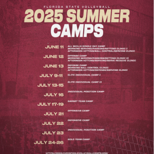 Seminoles Kids Clinic with Chris Poole Volleyball Camps