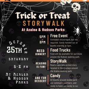 10/25: Annual Trick or Treat Story-Walk at Azalea Park