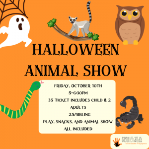 10/10: Halloween Animal Show at Gentle Hands