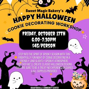 10/17: Halloween Cookie Decorating Workshop by Sweet Magic Bakery