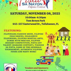 11/08: Pista sa Nayon Filipino Festival
