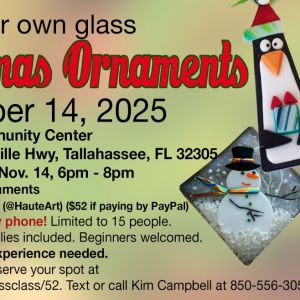 11/14: Make Your Own Glass Christmas Ornaments with Haute Art
