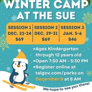 Winter Camp at Sue McCollum Community Center