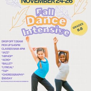 Fall Dance Intensive at Studio B Dance Company