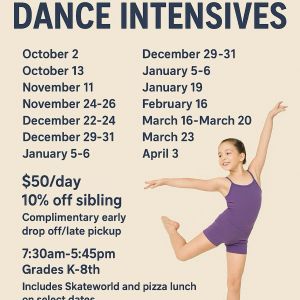 Studio B School Day Off Dance Intensives