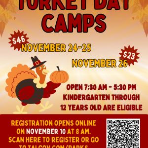 Turkey Day Camps at the Sue