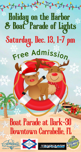 12/13: Carrabelle Holiday on the Harbor and Boat Parade of Lights