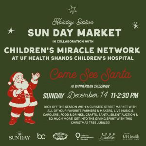 12/14: Tree Jubilee and Sun Day Market at Bannerman Crossings