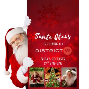 12/19: Santa Visits at District 850