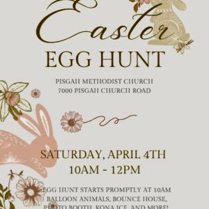 04/04: Easter Egg Hunt at Pisgah Methodist Church