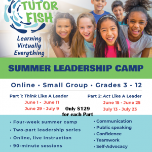 Tutor Fish Online Summer Leadership Camp