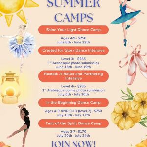 In His Image Dance Camps and Intensives