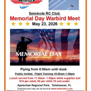 05/23: Seminole RC Memorial Day Fly In