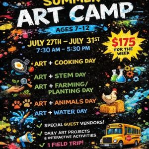 Nell’d It Paint Studio and Splatter Room Summer Camp