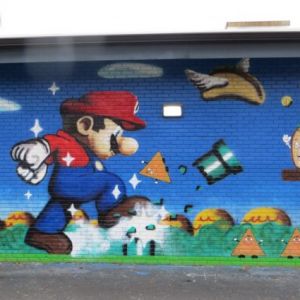 Super Mario Mural