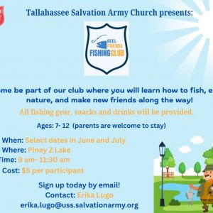 Salvation Army Reel Friends Summer Fishing Club