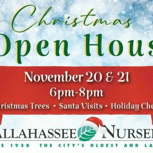 11/20-11/21: Tallahassee Nurseries Christmas Open House