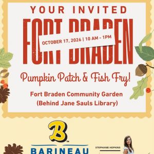 10/17: Fort Braden Community Pumpkin Patch and Fish Fry