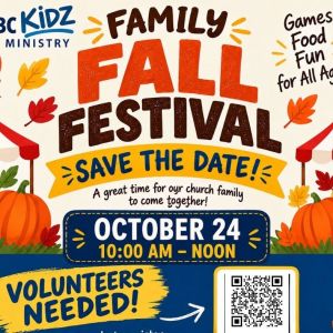 10/24: Immanuel Baptist Church Fall Festival