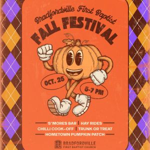 10/25: Fall Festival at Bradfordville First Baptist Church