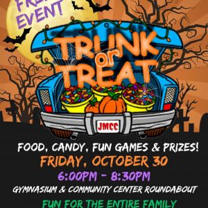 10/30: Trunk or Treat at Jack McLean Community Center
