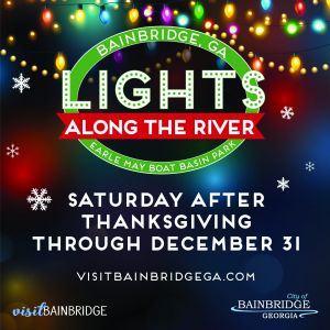 11/29 - 12/31: Lights Along the River in Bainbridge, GA