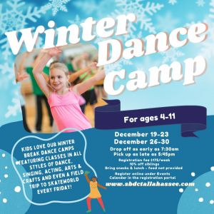 Studio B Dance Company Winter Dance Camp
