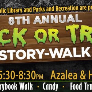 10/28: 8th Annual Story-Walk and Trick-or-Treat Trail