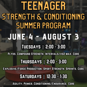 Modern Fitness - Teen Strength and Conditioning Summer Program