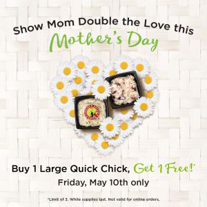 05/10: Chicken Salad Chick - Mother's Day Deal