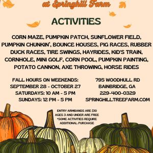 09/28-10/31: Fall Fun at Spring Hill Farm