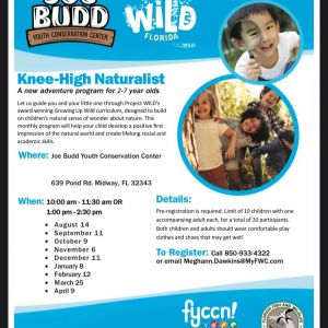 Knee-High Naturalist Program at Joe Budd Youth Conservation Center