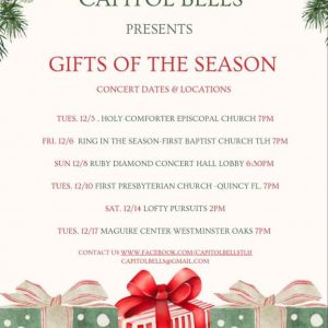 12/03-12/17: Capitol Bells Christmas Concert Series