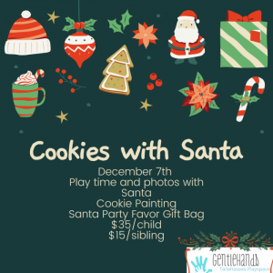 12/07: Cookies with Santa at Gentle Hands