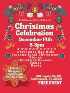 12/14: Christmas Celebration and Hay Ride at Tallahassee First SDA Church