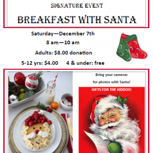 12/07: Breakfast with Santa at Panhandle Pioneer Settlement