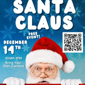 12/14: Pictures with Santa Claus at Exalt Martial Arts