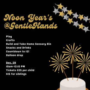 12/29: Noon Year's at GentleHands