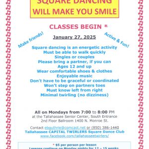 Beginning Square Dance Classes with the Capital Twirlers